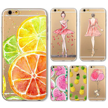 For Iphone 4 4S 5 5S 6 6s Plus Ultra Thin Pretty Girl Crystal TPU Customize Case Back Skin Phone Cover Fundas Silicone Gel Case