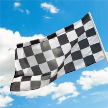 90*150cm digital print checkered flags,3*5ft F1 race check banners,polyester black and white chequered flag