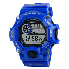 2015 New Skmei Sport Men Brand S Shock Watches Clock Outdoor Quartz LED Digital Casual Male