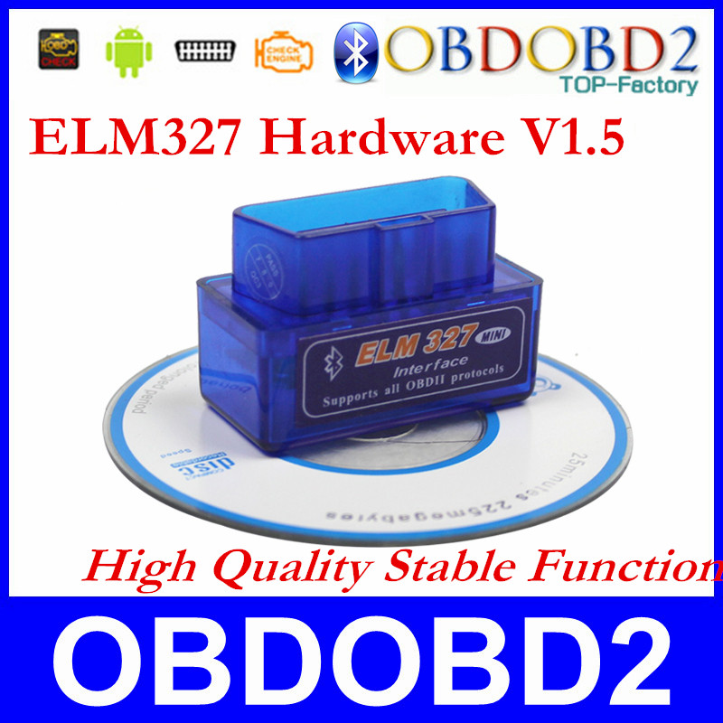 V1.5  ELM327  Bluetooth  Bluetooth android-  OBDII   ELM 327 V1.5 12 