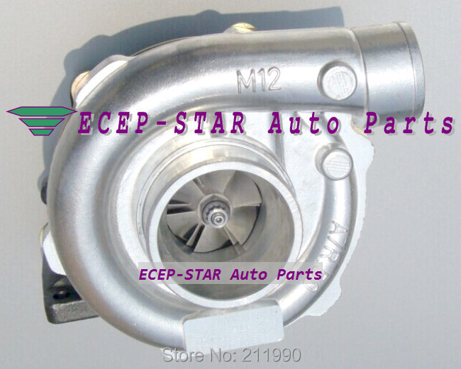 - TURBO T3T4 T3 T4 T3T4 TO4E 5 bolt AR .63 comp AR .50 no wastegate Turbocharger For Universal Cars 170-155kW (3)