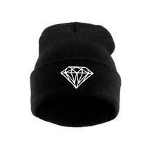 2015 fashion style Hip-Hop Men’s Men Women Unisex cap With Diamond Pattern Beanies Winter Cotton knit wool Hats wholesale