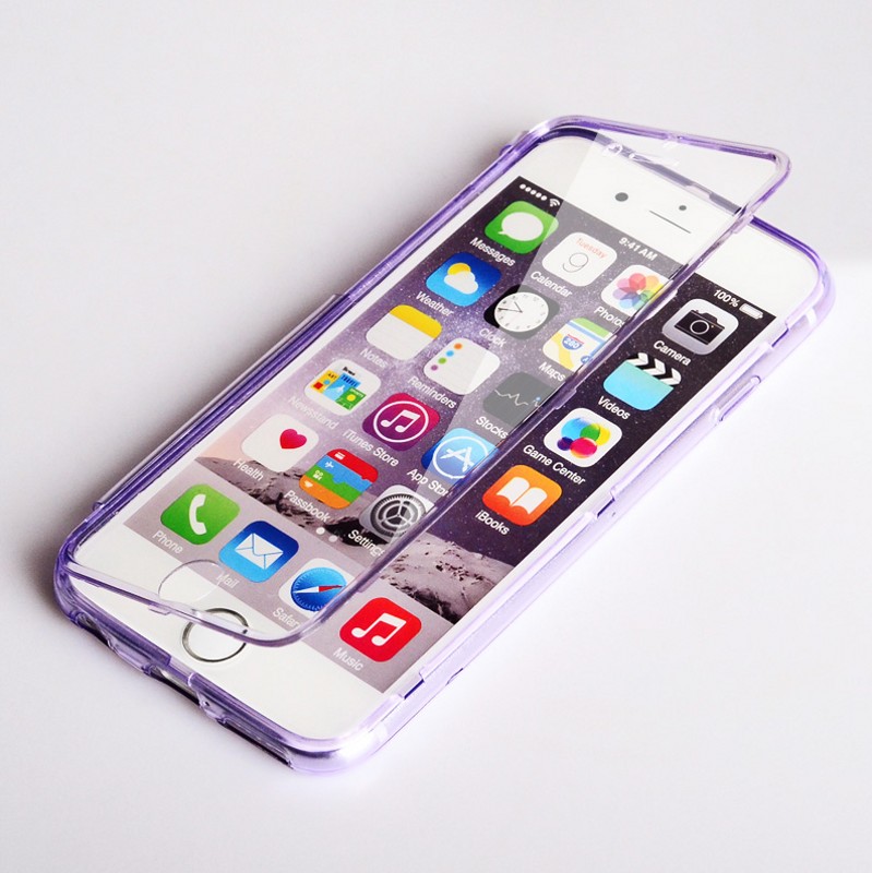 UMGG 360 Full Protection Silicone Clamshell Anti knock Case For iphone 6plus 6s plus 5 5