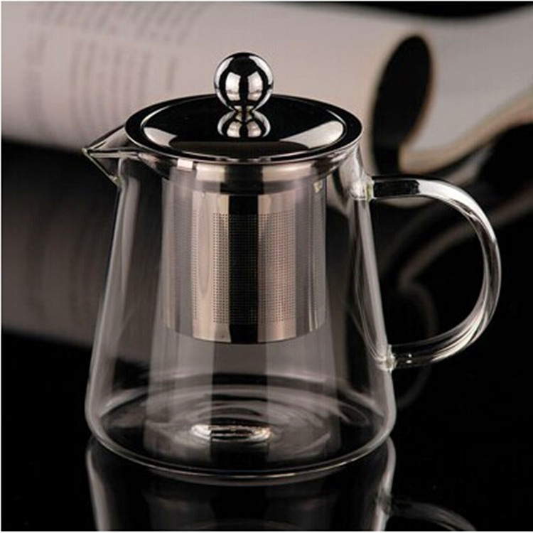 550ML heat resistant glass coffee tea sets tea pot chinese kung fu tea set glass teapot