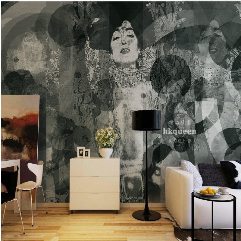 Hoge kwaliteit zwart wit abstract behang koop goedkope zwart wit ...