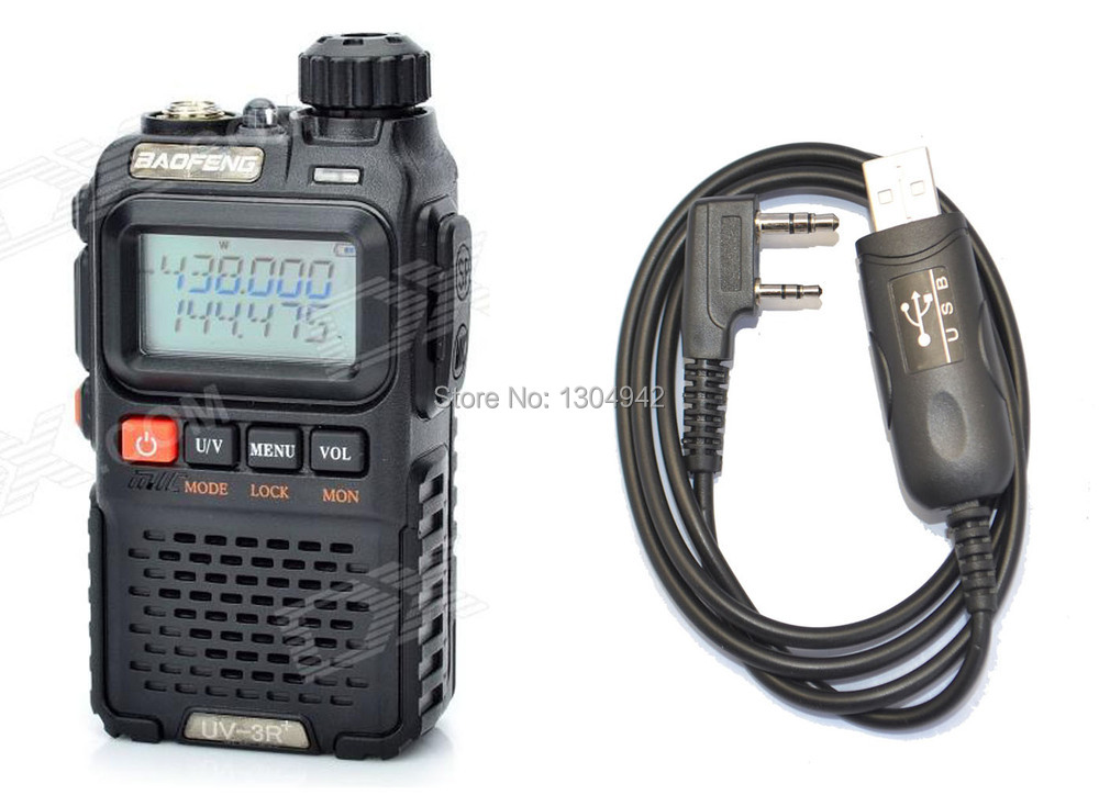   baofeng -3r +  136 - 174 400 - 470   walkie +   + cd  +     