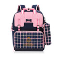 hot sale girls school backpack women travel bags bookbag mochila plaid bag children school bags for
