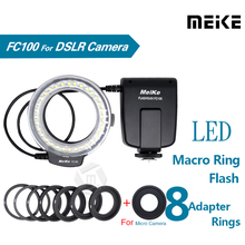 Meike FC100 LED Macro Ring Flash Light for Canon 450D 500D 550D 600D 650D 700D