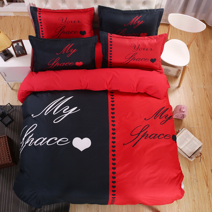 Rood en zwart sprei koop goedkope rood en zwart sprei loten van ...
