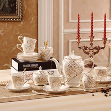 Coffee sets fashion tea sets high quality ceramic coffee cup and saucer delicate coffee cups sets