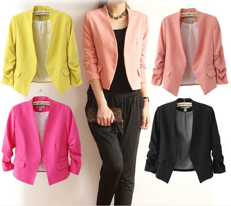 2015 New Fashion Women Blazer and jackets Spring S...