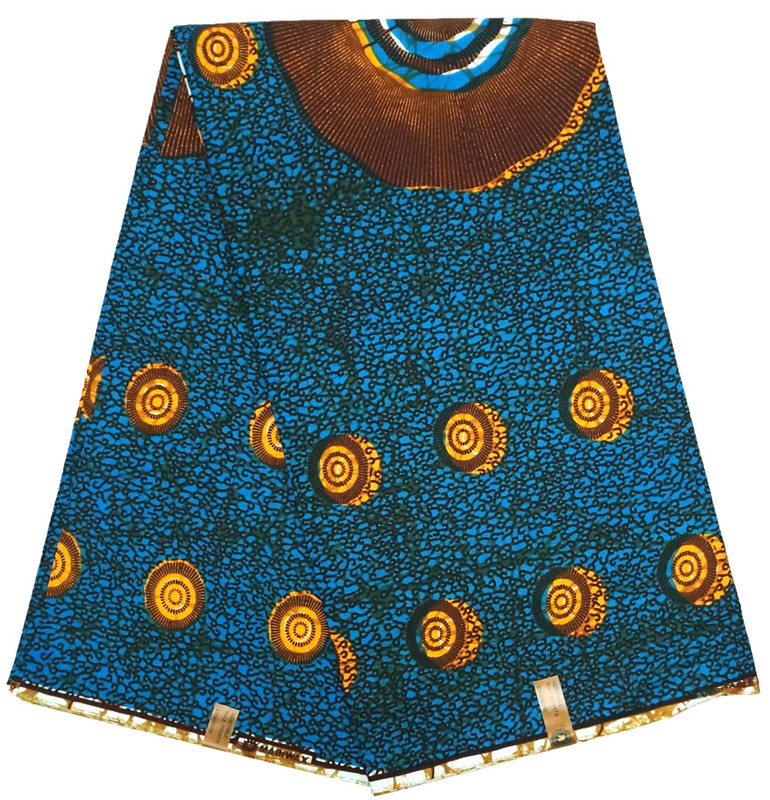 bright 100 cotton veritable wax block prints party design African real wax super quality guranteed 6yds