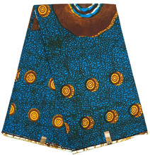 bright 100% cotton veritable wax block prints party design African real wax super quality guranteed 6yds ankara fabric printed