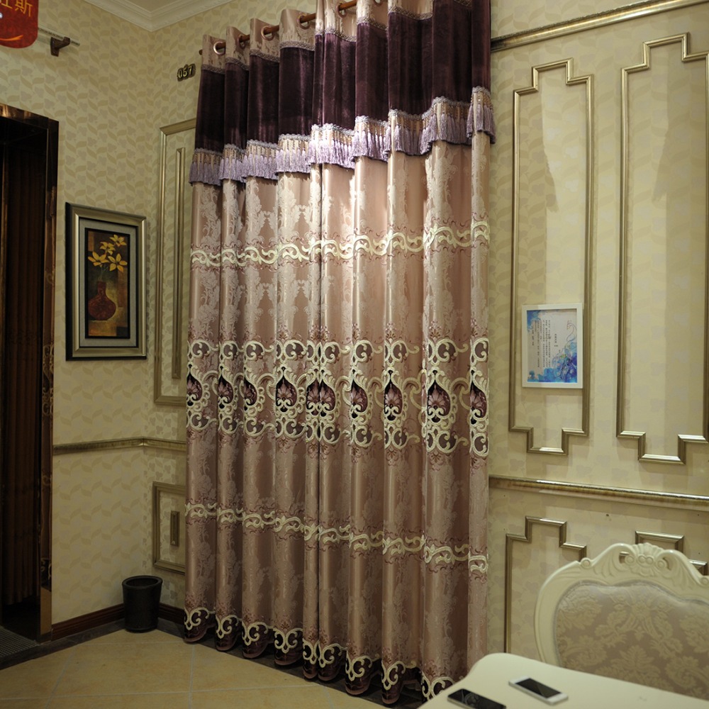 Purple patterned curtains koop goedkope purple patterned curtains ...