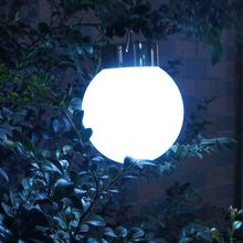 Solar Lamps outdoor garden lighting Solar Hanging Lamp 2015 new Stainless Steel Ball lampada solar luminaria