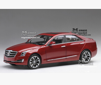 Cadillac ATS-L 1:18 car model origin alloy Shanghai GM Limited Collection red/white Christmas gift Luxury cars boy toy