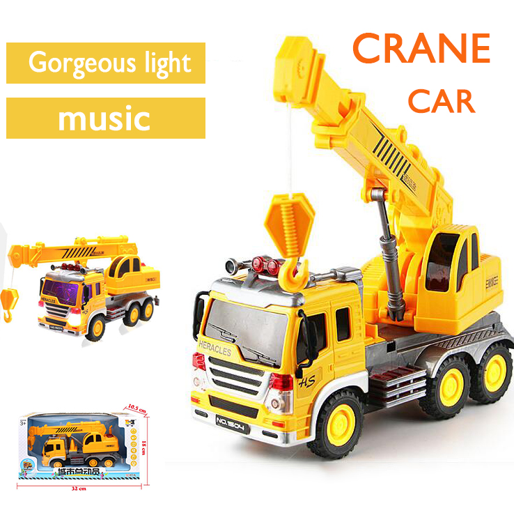 toy service truck with crane