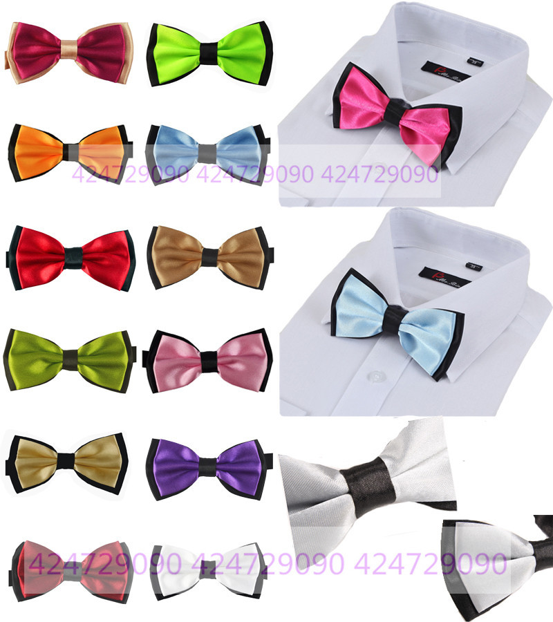 Two-Color Adjustable Men\'s Tuxedo Bowtie Men/Brand Suit Bow Tie Wedding Men Bowties Necktie JB0005