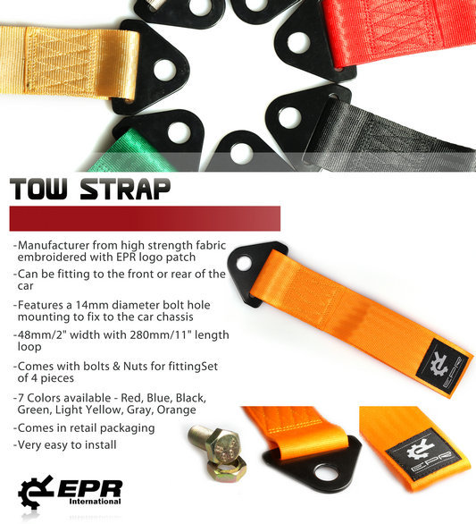 Tow Strap Orange