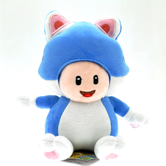 super mario cat toad plush