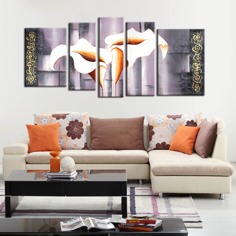 Online kopen wholesale framed lily flower art canvas uit china ... Slaapkamers toepassing gekleurde