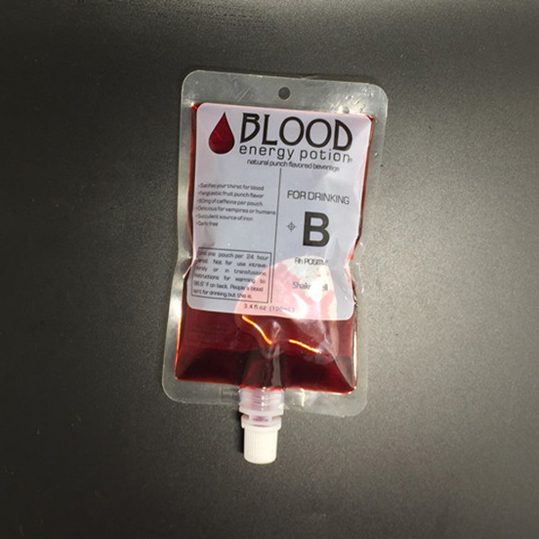 20 pcs150 ml Empty Blood Vampire Spout bag,Drinking spout pouchin