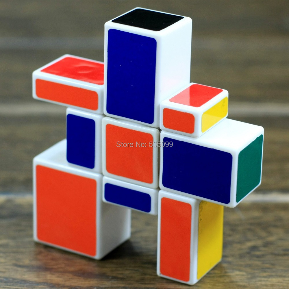 Купить Новый yuxin 1 x 3 x 3 зеркальный куб белый 133 зеркало блоков ...