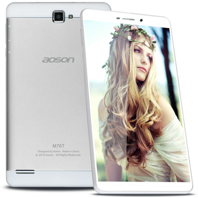 Newest Octa Core Tablet Aoson M76T 3G Phone Call MTK8392 8MP Dual Cameras PC 7 IPS