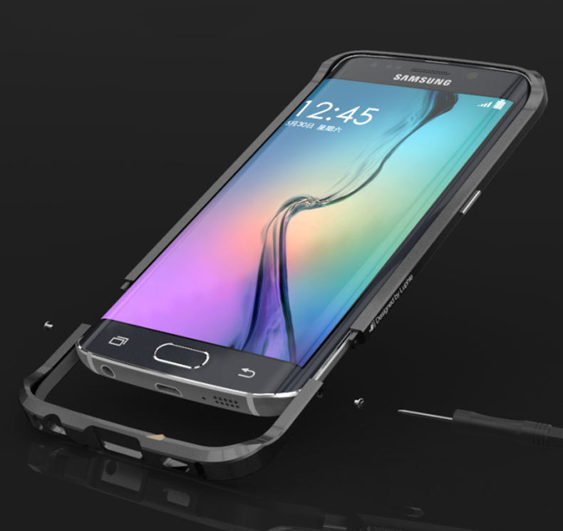 S6 edge Rapier Serie Luxury Aluminum Metal Bumper For samsung galaxy s6 Edge G9250 Case Prismatic