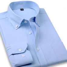 Social Shirt New Slim Fit Shirt Men Long Sleeve Shirt Classic Men Dress Shirts Business Male Casual Pure Color Camicie Uomo 4XL