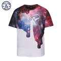 Mr BaoLong brand Plus Size L 3XL designer galaxy and Milk barrels printing t shirt men
