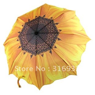 Free shipping Retail 1 piece Novelty yellow Sunflo...