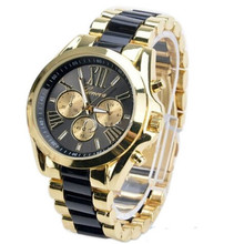 Fashion Men Watch Fashion Geneva Stainless Steel Roman Numerals Quartz Analog WristWatches CC2240