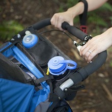 2015 New Black Baby Stroller Cup bag Organizer Baby Carriage Pram Buggy Cart Bottle Bags Stroller