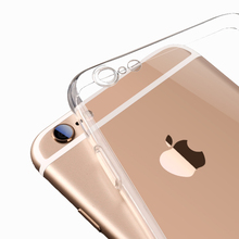 For Apple iPhone6 TPU Soft Case Protect Camera Cover Crystal Clear Transparent Silicon Ultra Thin Slim Shell for iPhone 6 4.7