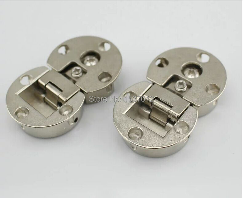 6 unids/lote Circular bisagras de puerta del armario de la bisagra de