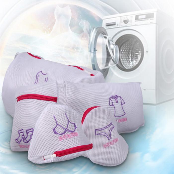 Zipped Wash Bag Net Laundry Washing Mesh Lingerie Underwear Bra Clothes HOT SALE 