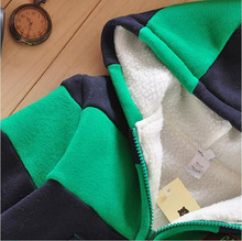 2015 Boys Girls Children Hoodies Winter Wool Sherpa Baby Sports Suit New Jacket Sweater Coat Pants