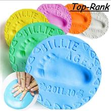 2 шт./лот Baby Care Воздушной Сушки Мягкая Глина Детские Handprint След Imprimt Малыш Литья DIY инструмента Мягкий Пластилин Полимерной Глины игрушки