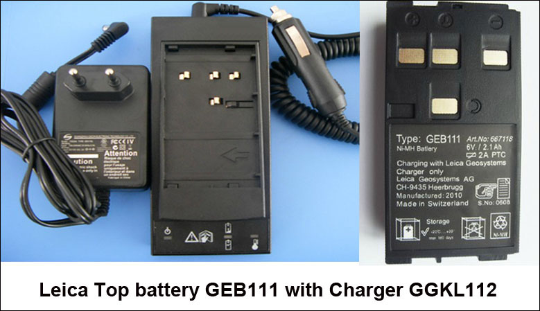 Wholesale /Retail New Charger G GKL112 with High Quality Top Battery GEB111 for TPS1200 Surveying