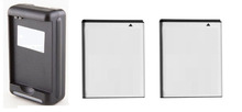 2 x 1350 мАч OEM EB494358VU аккумулятор + зарядное устройство для Samsung Galaxy Ace S5830 S5830i S5838 Pro B7510 Gio S5660 Fit S5670