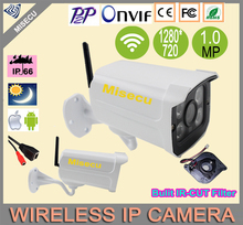 New Night Vision 1280*720P HD 1.0MP P2P&Wireless Waterproof Wifi ONVIF camera IR In/Outdoor CCTV Security IP CCTV System