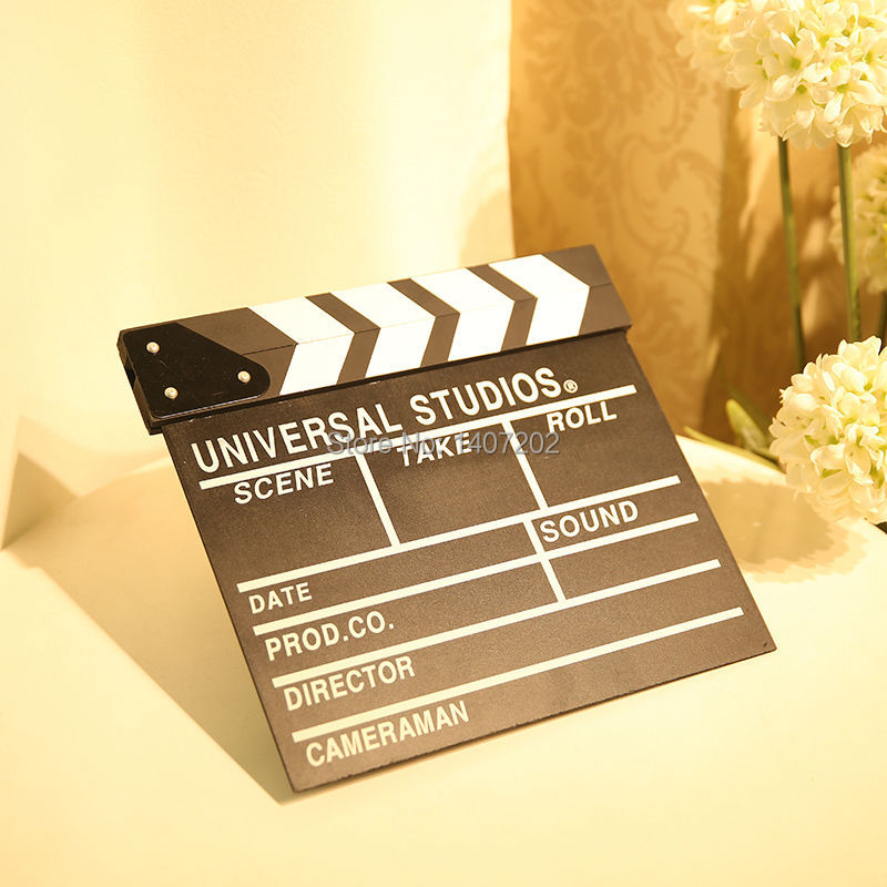 New Director Video Scene Clapperboard TV Movie Clapper Board Film Cut Prop Camera & Photo Accessories