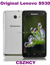 Original Lenovo S930 MT6582 8GB Rom Quad Core 6.0 IPS WIFI GPS Smart Cell phone Free shinpping