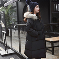 2016 New Winter Jacket Women Winter Coat Fashion Big Fur Collar Thick Down Cotton Padded Jackets