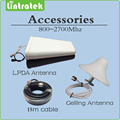 800 2700mhz Log periodic Outdoor antenna Ceiling indoor Antenna 15 meter cables Accessories for 2G 3G
