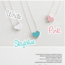 Jewelry Factory Wholesale beautiful small fresh exquisite wild sweet love Daren Heart Necklace  free shipping