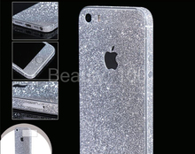 For iPhone 5/5s Sticker Colorful Full Body Glitter Bling Diamond Screen Protector Sparkly Film Decal Stickers For iphone5SE 4/4s