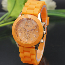 Geneva watch women fashion ladies quartz watches silicone strap analog relogio feminino casusl wristwatches women clock