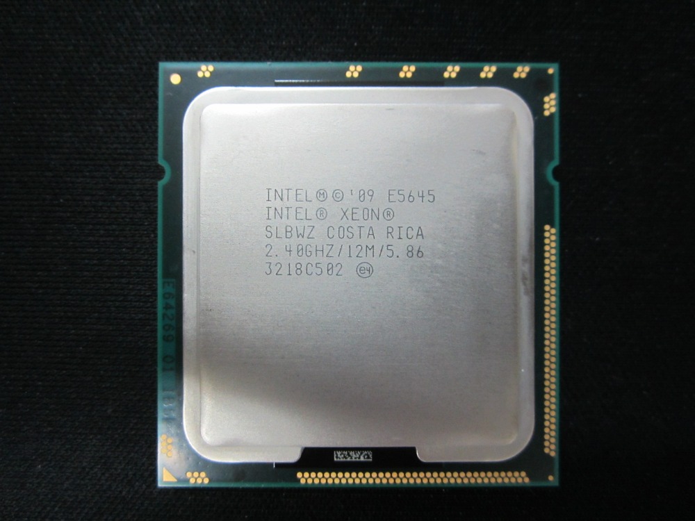Intel Xeon E5645 Processor Six Core 2.40GHz 12M 5.86GT/s LGA 1366 CPU ...